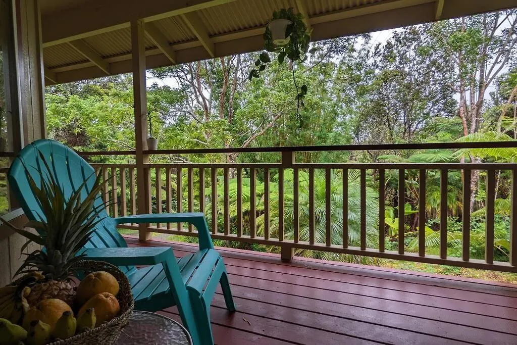 Local Living In Volcano Hawaii Breeze&5 Mins To Volcano National Park בית נופש